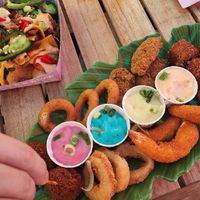 Nachos and platter at Vegan Junk Food Bar - De Pijp in Amsterdam