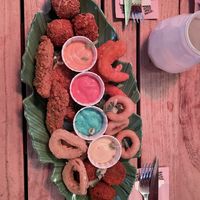 Vorspeisenplatte  at Vegan Junk Food Bar - De Pijp in Amsterdam