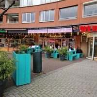 Outside at Vegan Junk Food Bar - De Pijp in Amsterdam