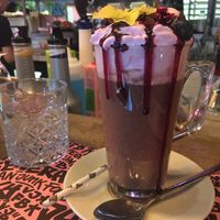 Hot chocolade shake  at Vegan Junk Food Bar - De Pijp in Amsterdam