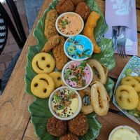 Sumo platter at Vegan Junk Food Bar - De Pijp in Amsterdam