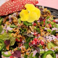 Beastie... at least it's pretty. at Vegan Junk Food Bar - De Pijp in Amsterdam