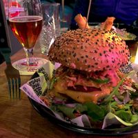 Sumo Burger (Double Patty) at Vegan Junk Food Bar - De Pijp in Amsterdam