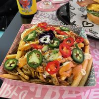 Kapsalon nom nom nom!  at Vegan Junk Food Bar - De Pijp in Amsterdam