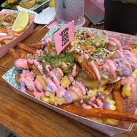 Fish and chips  at Vegan Junk Food Bar - De Pijp in Amsterdam