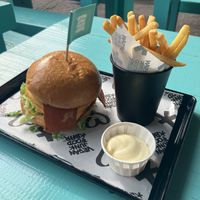 Double cheezy smash  at Vegan Junk Food Bar - De Pijp in Amsterdam