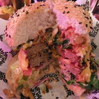 Notorious Sumo burger at Vegan Junk Food Bar - De Pijp in Amsterdam
