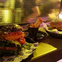 great burgers! at Vegan Junk Food Bar - De Pijp in Amsterdam
