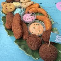 Sumo platter  at Vegan Junk Food Bar - De Pijp in Amsterdam