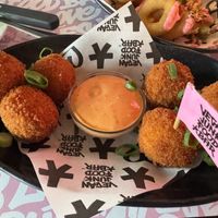 Mac n Cheese Balls  at Vegan Junk Food Bar - De Pijp in Amsterdam