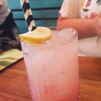 lychee drink at Vegan Junk Food Bar - De Pijp in Amsterdam