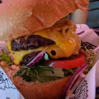 sumo burger  at Vegan Junk Food Bar - De Pijp in Amsterdam