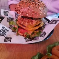 Sumo burger at Vegan Junk Food Bar - De Pijp in Amsterdam