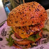 Original burguer at Vegan Junk Food Bar - De Pijp in Amsterdam