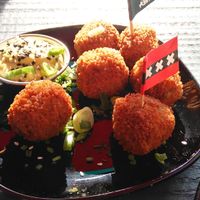 Bitterballen at Vegan Junk Food Bar - De Pijp in Amsterdam