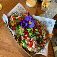 Fancy loaded fries  at Vegan Junk Food Bar - De Pijp in Amsterdam