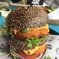 Daddy McChickn burger at Vegan Junk Food Bar - De Pijp in Amsterdam