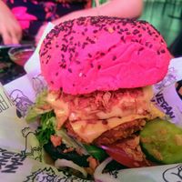 Sumo Burger (unfortunately without pickled jalapenos) at Vegan Junk Food Bar - De Pijp in Amsterdam