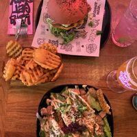 Chicken Caesar & Daddy McChicken  at Vegan Junk Food Bar - De Pijp in Amsterdam