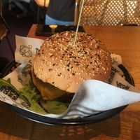 The original burger at Vegan Junk Food Bar - De Pijp in Amsterdam