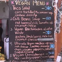 Vegan menu at Tres Amigos Boracay at Tres Amigos Mexican Cantina in Boracay