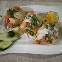 Vegan Chimichanga - super filling ! at Tres Amigos Mexican Cantina in Boracay