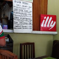 Vegan menu at Tres Amigos Mexican Cantina in Boracay