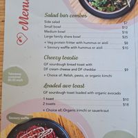 Menu at Amore Food Market & Cafe in Timaru
