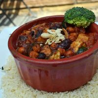 Vegan musakaa is beguiling! at Aya's Cafe in Philadelphia