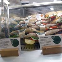 A vegan and a vegetarian option. at Chef Express in Palermo