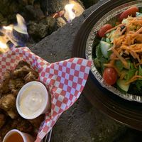 yummy cali wings (unbattered) and house ranch at The Pizza Patio in Flagstaff