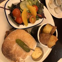 Burger and sides  at The Porterhouse in Killarney