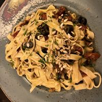 Tagliatelle (delicious, though maybe a touch over-oily)  at The Porterhouse in Killarney