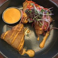 Samosas   at The Porterhouse in Killarney