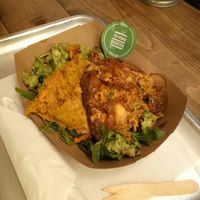 Gluten free option - vegan patty without the bun at Tribal Burger - Botanic Ave in Belfast