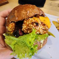 Chicken strip sandwich at Krowarzywa in Gdansk