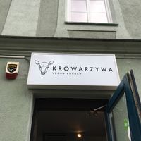 Sign at Krowarzywa in Gdansk
