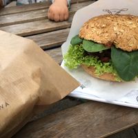 Burger & bowl at Krowarzywa in Gdansk