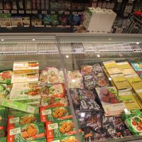 Some of the frozen food selection at MENY in Roedovre