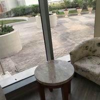 Interior. It is just a chair to wait for picking up.  at Healthy Patisserie in Dubai