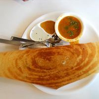 Masala Dosa at Angan - Lazimpat Rd in Kathmandu