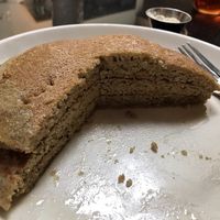 Partially eaten Bee Stack at Sleepy Bee Cafe - Oakley in Cincinnati