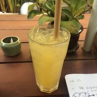Moringa iced tea - perfect to cool down in the hot afternoons at Moringa in Siem Reap