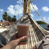   at Ice and Beans Cafe in Caye Caulker