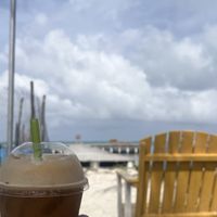 Ice caffe  at Ice and Beans Cafe in Caye Caulker