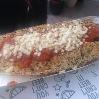 Vegan meatball sub at Fressh in Birmingham