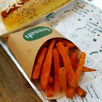 Sweet potato fries at Fressh in Birmingham