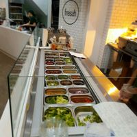 Behind the counter at Fressh in Birmingham