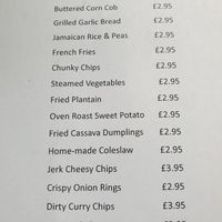 Side dishes at Kool Runnings in Inverness