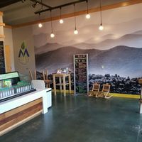 Great decor at Mountain Juicery in Asheville